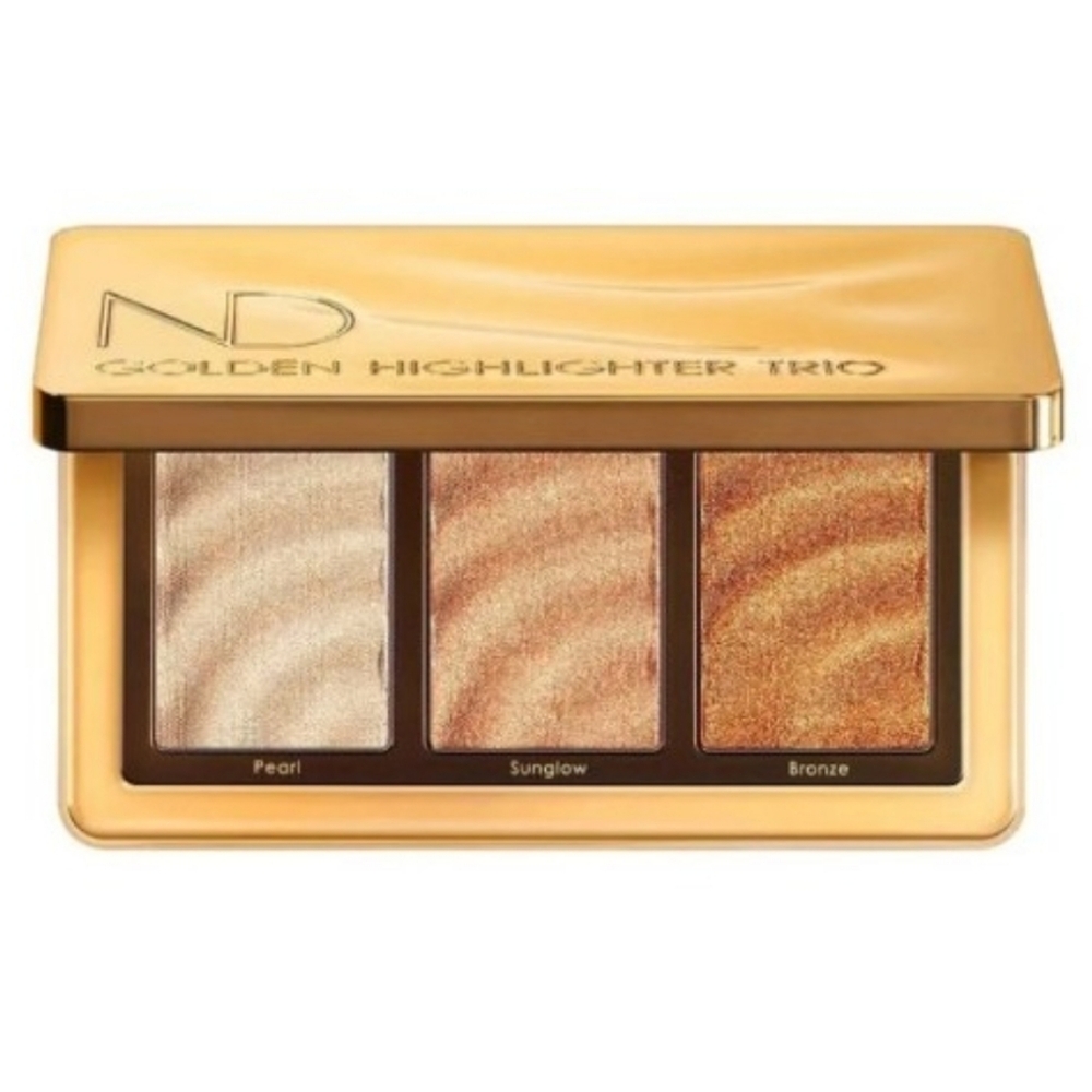 Natasha Denona Golden Highlighter Trio Multi-Use Hybrid Glow Palette